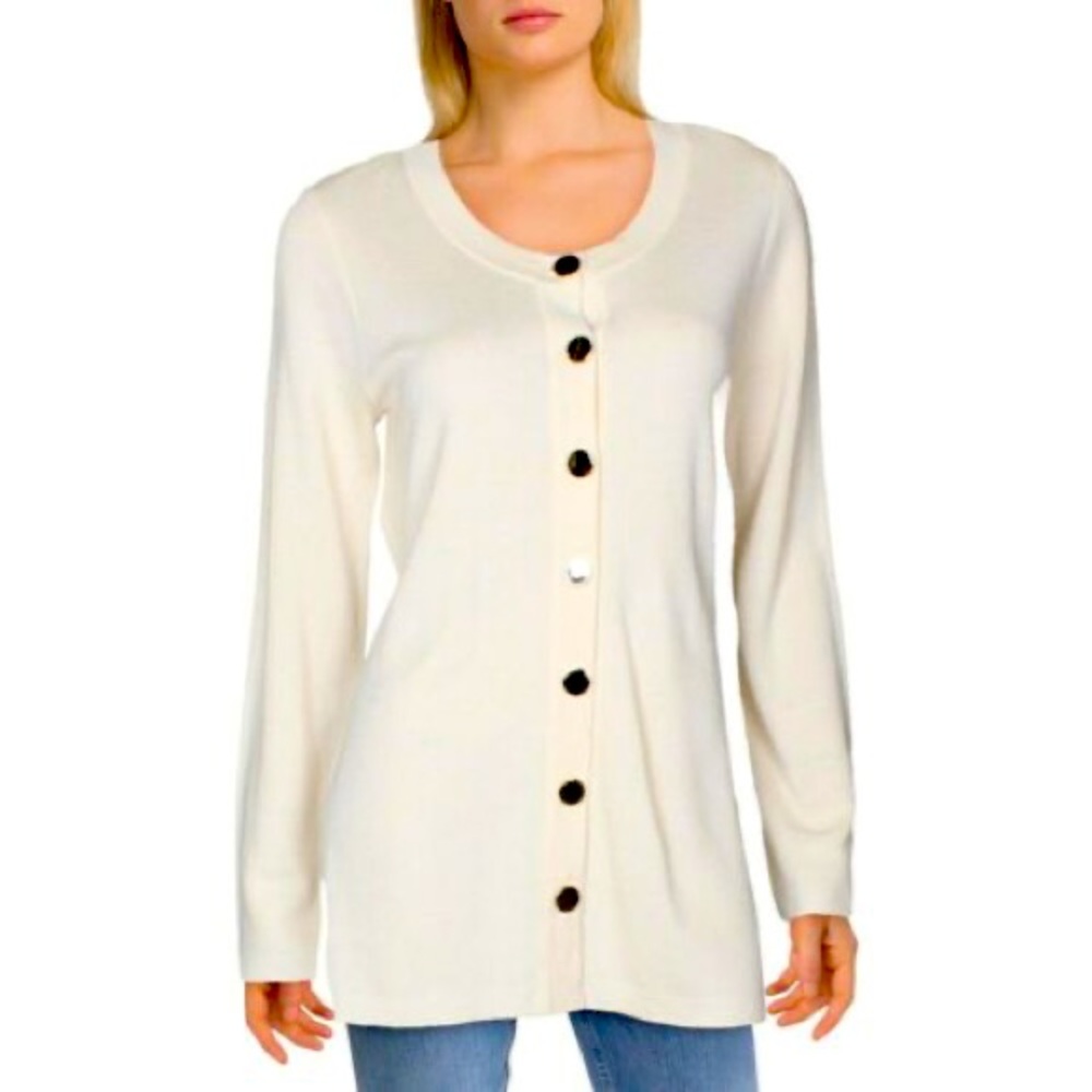 Anne klein cream cardigan